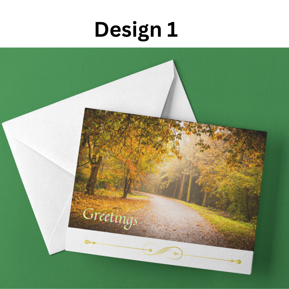 Customizable Scenic Photo Blank Notecards (10-Pack)