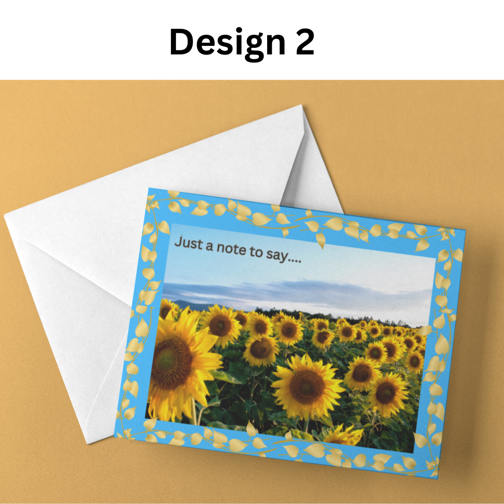 Customizable Scenic Photo Blank Notecards (10-Pack)