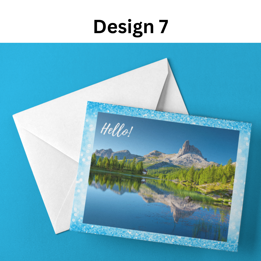 Customizable Scenic Photo Blank Notecards (10-Pack)
