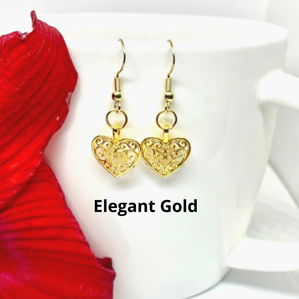 Elegant Heart Earrings