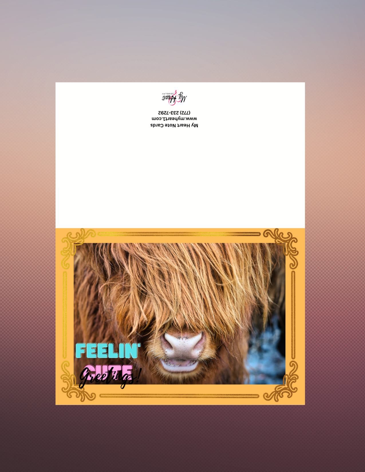 Customizable Scenic Photo Blank Notecards (10-Pack)