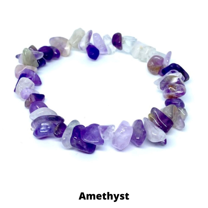 Natural Amethyst Dangle Earrings