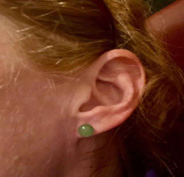 Natural Gemstone Stud Earrings and Stretch Bracelet Sets