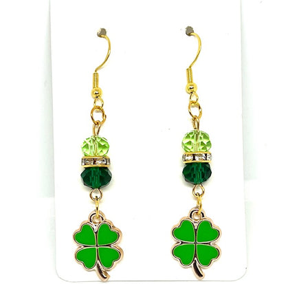 St. Patrick's Day Shamrock Earrings