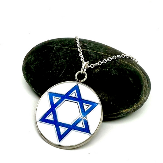 Jewish Star Pendant Necklace