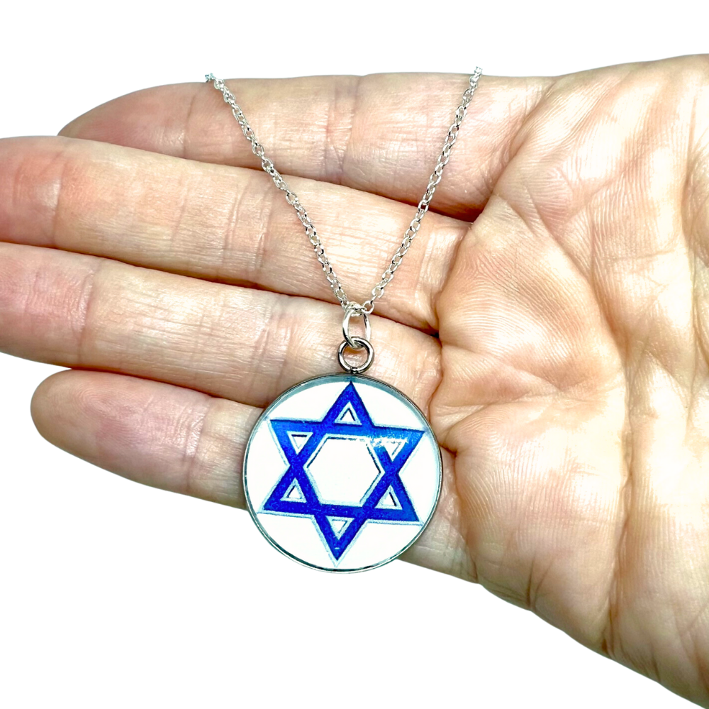 Jewish Star Pendant Necklace