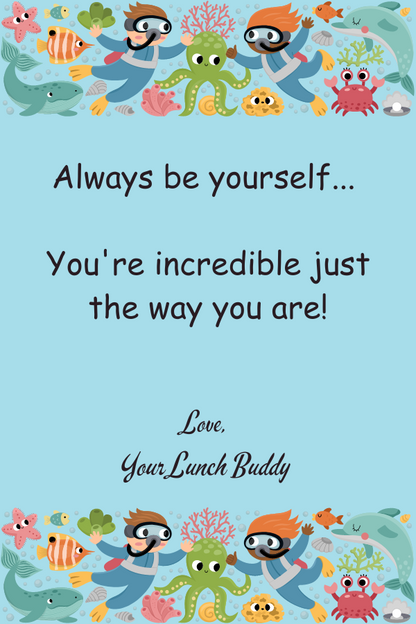 Lunch Buddy with 10-Pack of Lunchbox Notes
