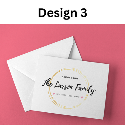 Personalized Blank Stationery Notecards (10-Pack)