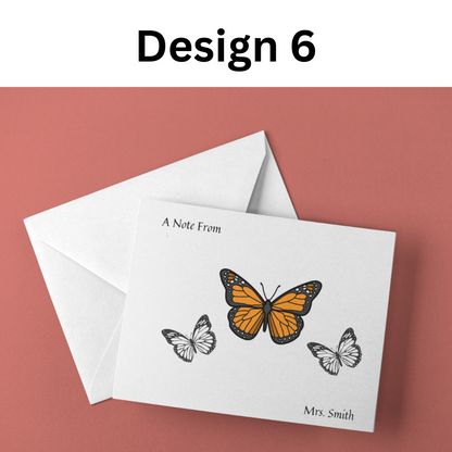 Personalized Blank Stationery Notecards (10-Pack)