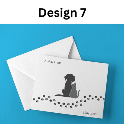 Personalized Blank Stationery Notecards (10-Pack)