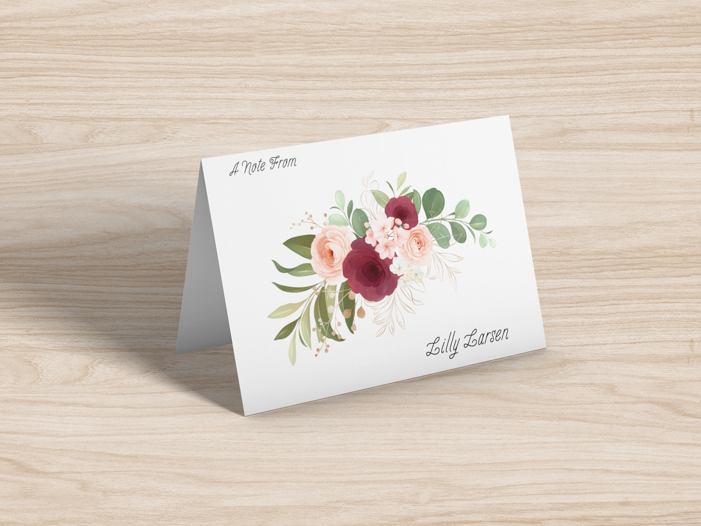 Personalized Blank Stationery Notecards (10-Pack)
