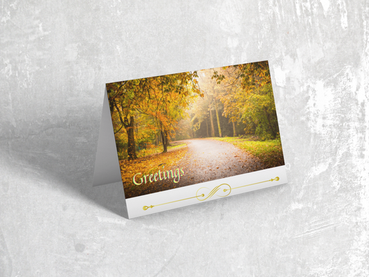 Customizable Scenic Photo Blank Notecards (10-Pack)