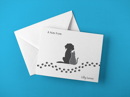 Personalized Blank Stationery Notecards (10-Pack)