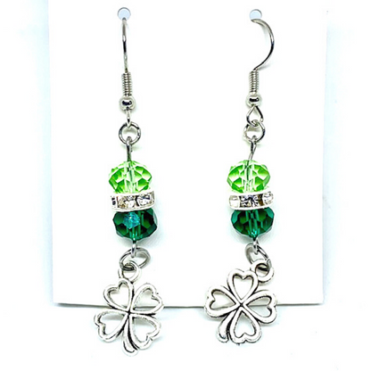 St. Patrick's Day Shamrock Earrings