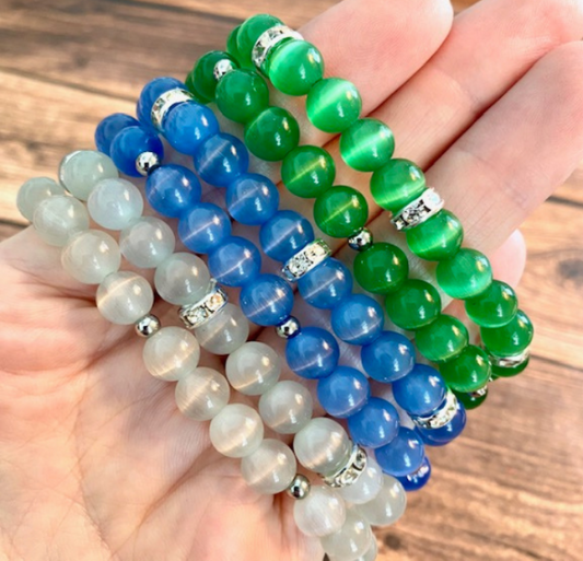 Cats Eye Beaded Bracelets