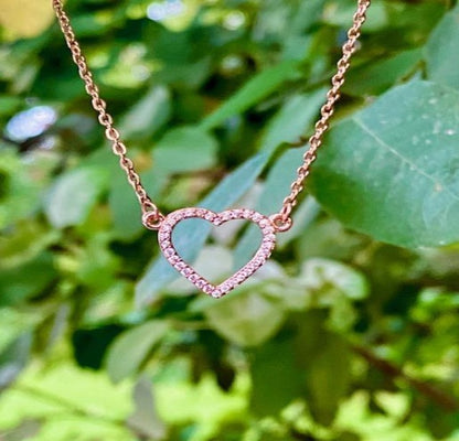 Rose Gold Heart Shaped Pendant