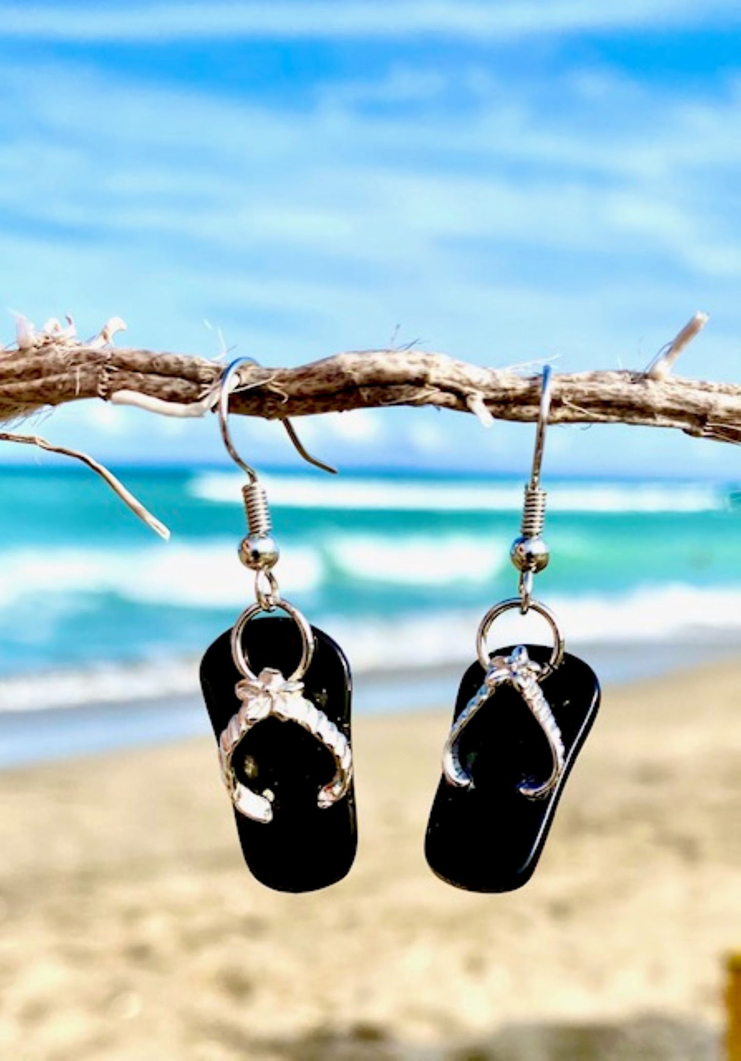 Summer Flip Flop Dangle Earrings
