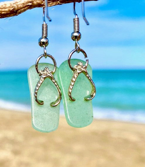 Summer Flip Flop Dangle Earrings