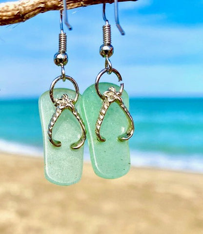 Summer Flip Flop Dangle Earrings