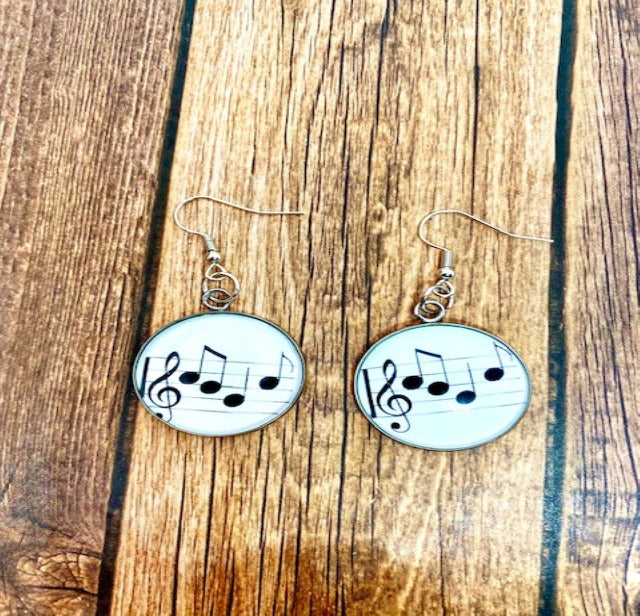 Music Note Earrings