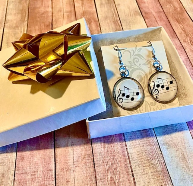 Music Note Earrings