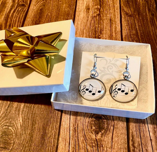 Music Note Earrings