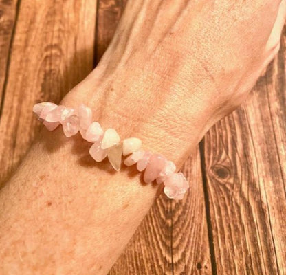 Natural Gemstone Stud Earrings and Stretch Bracelet Sets