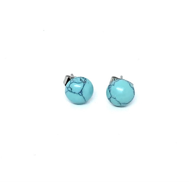Matching Turquoise Earrings and Bracelet Set