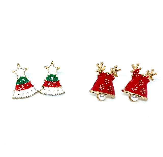 Festive Christmas Earrings