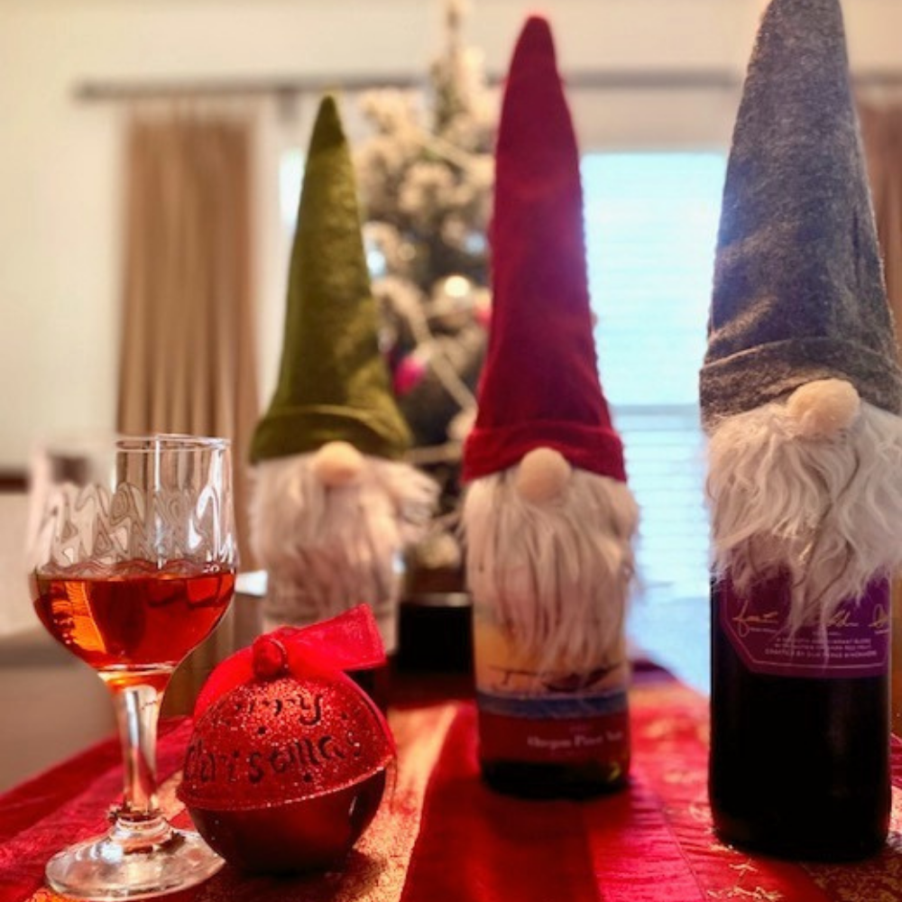 Swedish Gnome Wine Bottle Covers