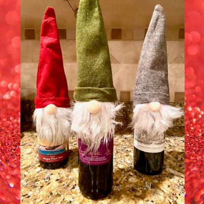 Swedish Gnome Wine Bottle Covers