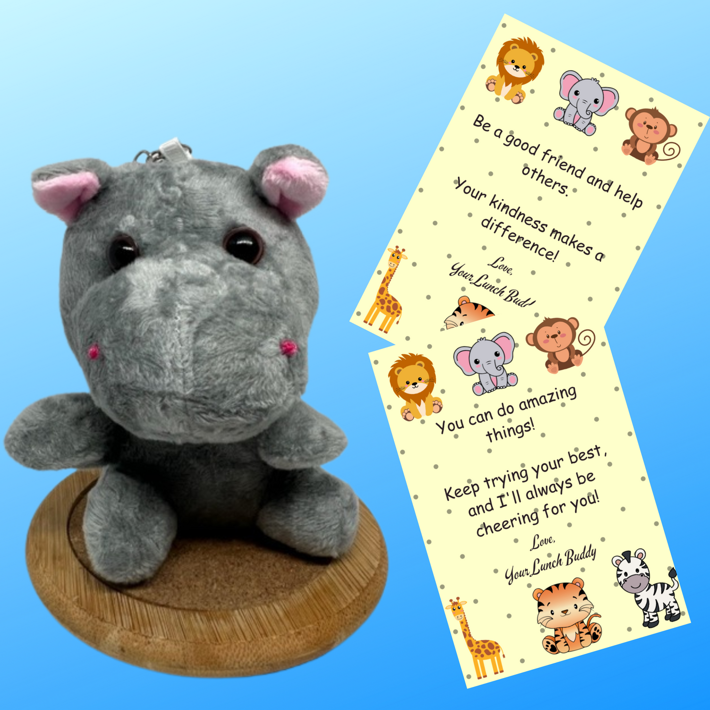 Lunch Buddy with 10-Pack of Lunchbox Notes