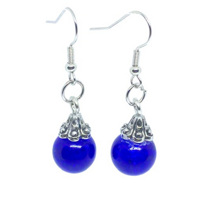 Crystal Ball Beaded Earrings and Bracelet Sets