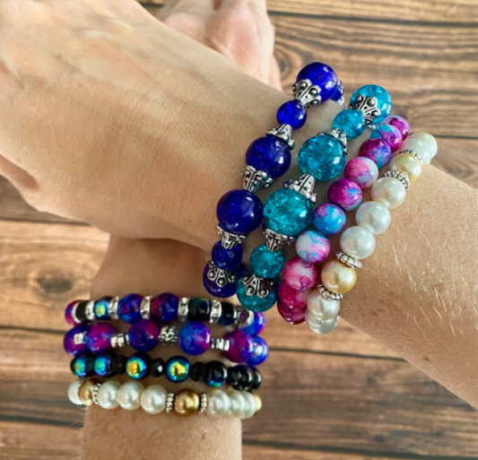 Summer Breeze Colorful Beaded Bracelets