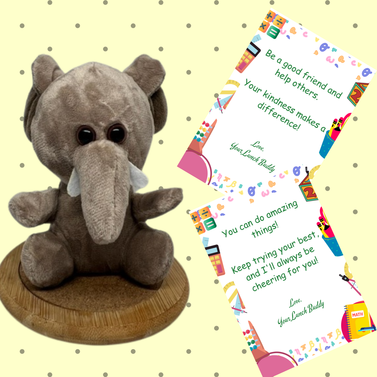 Lunch Buddy with 10-Pack of Lunchbox Notes