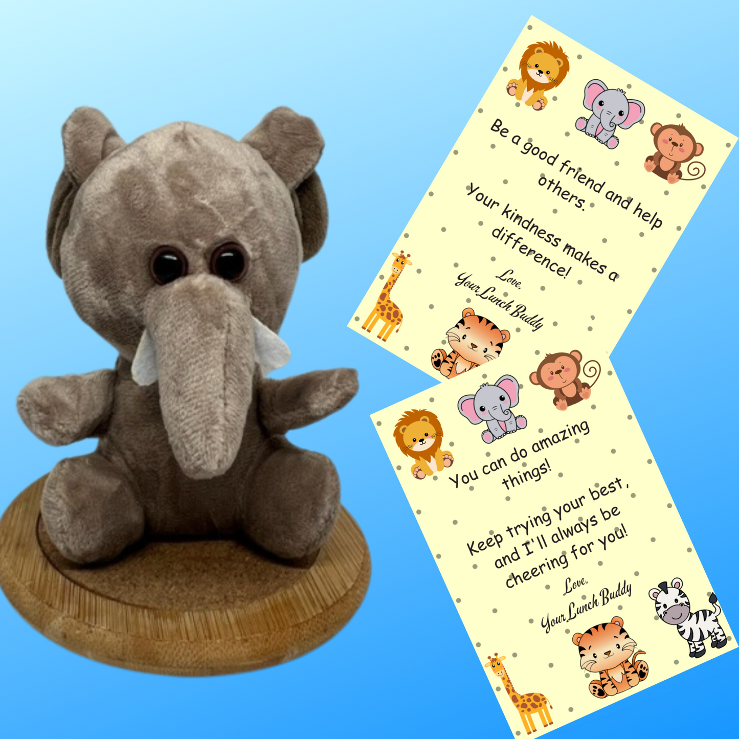 Lunch Buddy with 10-Pack of Lunchbox Notes