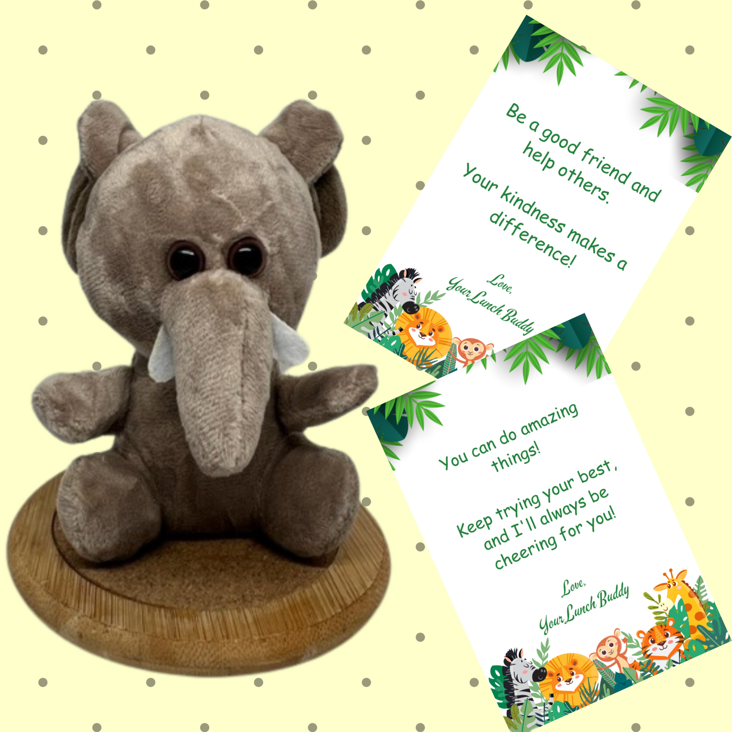 Lunch Buddy with 10-Pack of Lunchbox Notes