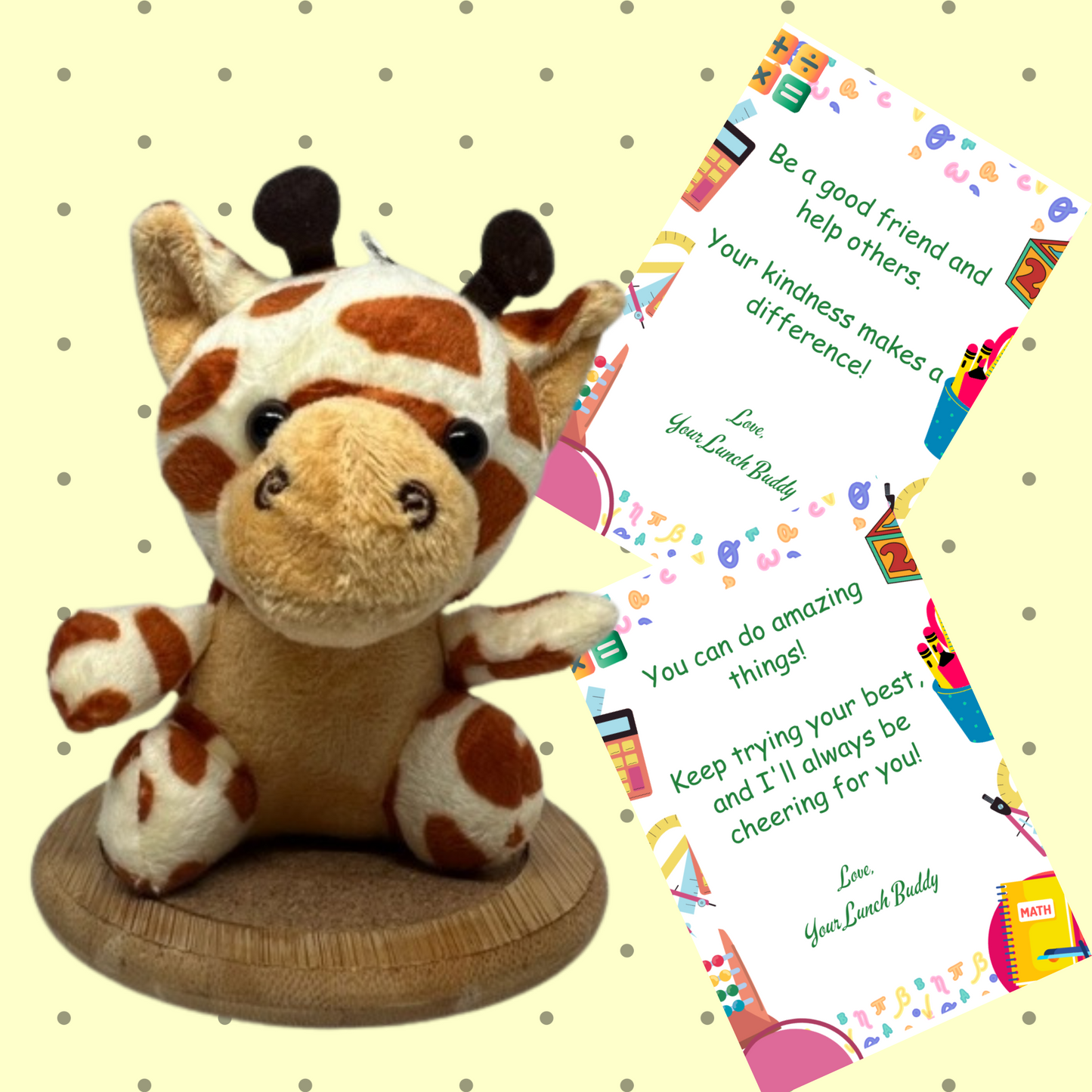 Lunch Buddy with 10-Pack of Lunchbox Notes