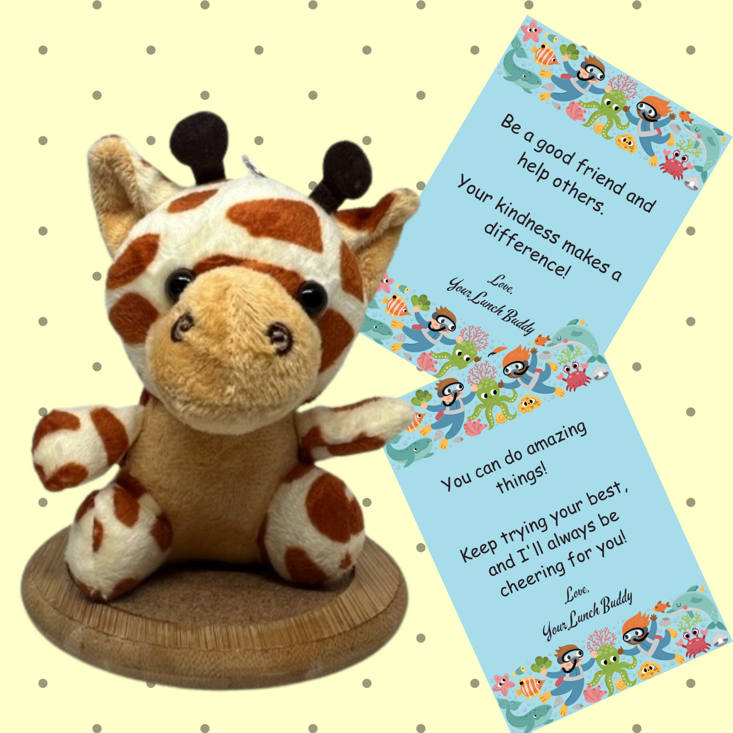 Lunch Buddy with 10-Pack of Lunchbox Notes
