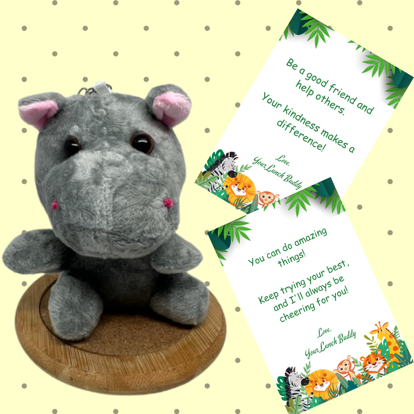 Lunch Buddy with 10-Pack of Lunchbox Notes