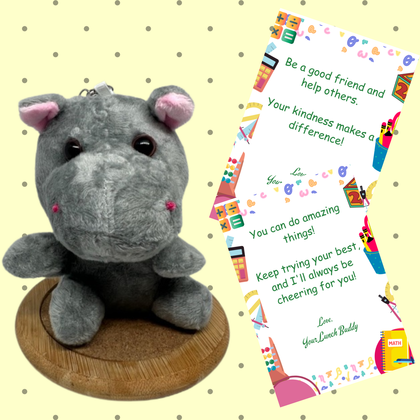 Lunch Buddy with 10-Pack of Lunchbox Notes