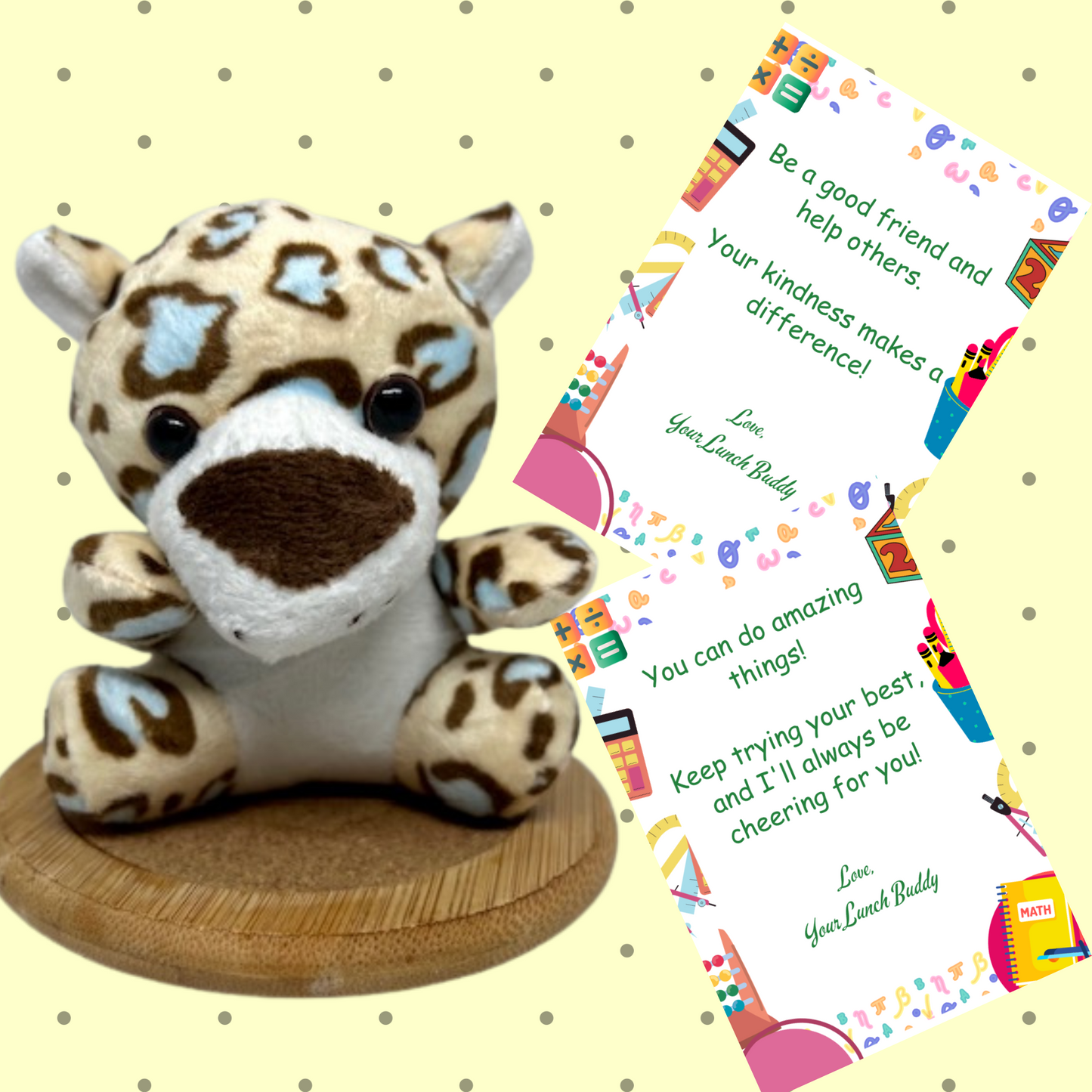 Lunch Buddy with 10-Pack of Lunchbox Notes
