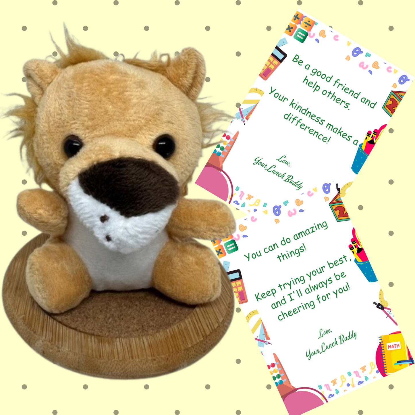 Lunch Buddy with 10-Pack of Lunchbox Notes