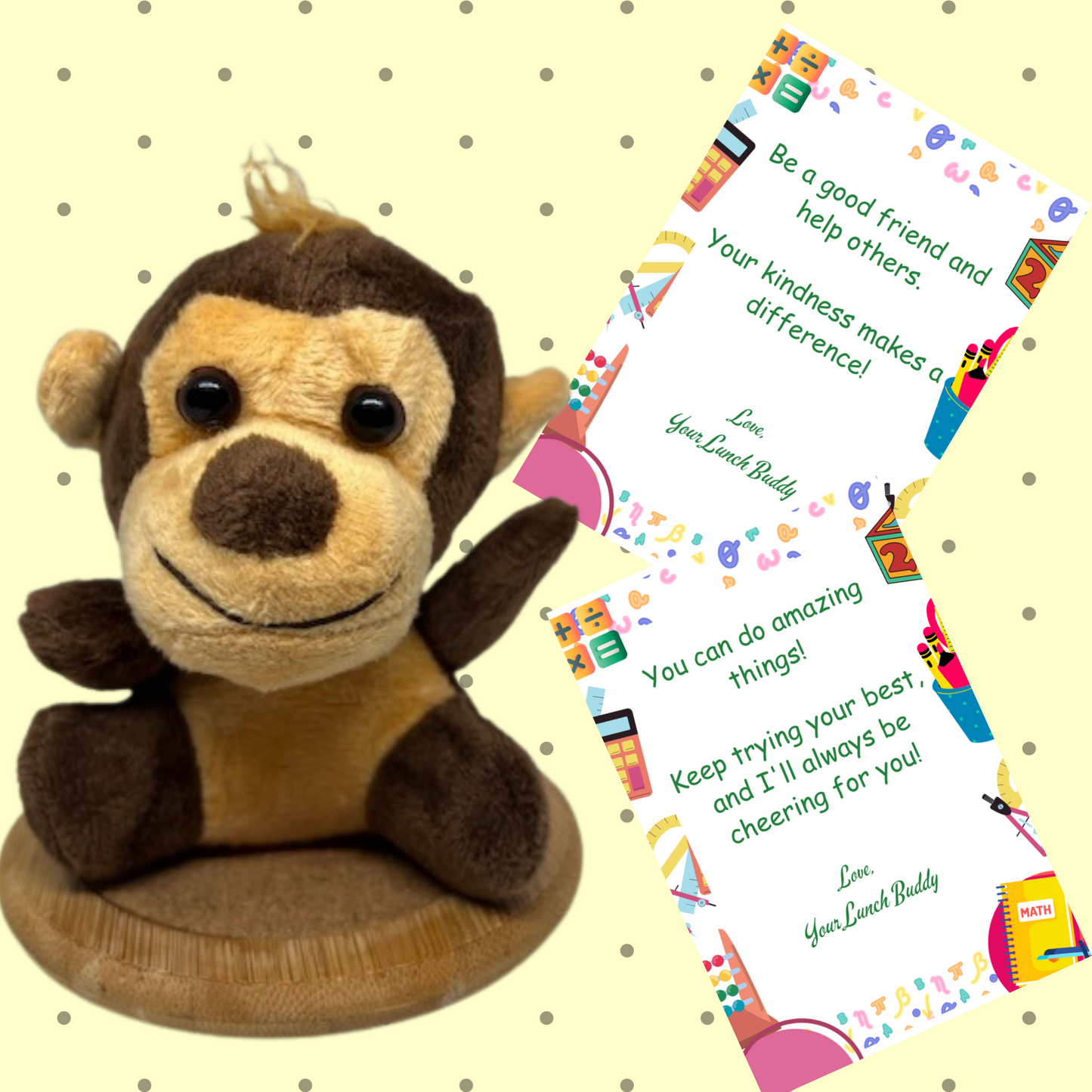 Lunch Buddy with 10-Pack of Lunchbox Notes