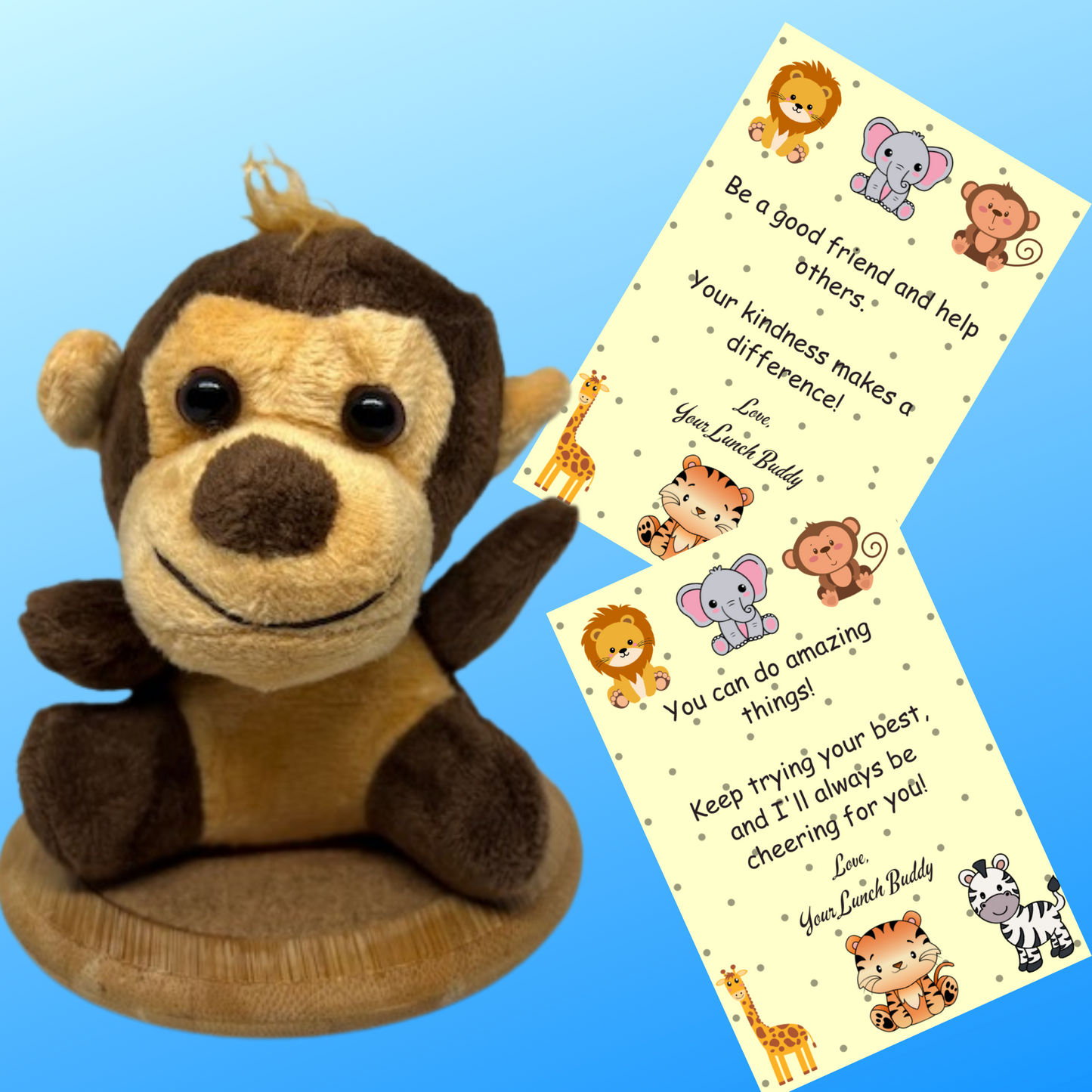 Lunch Buddy with 10-Pack of Lunchbox Notes
