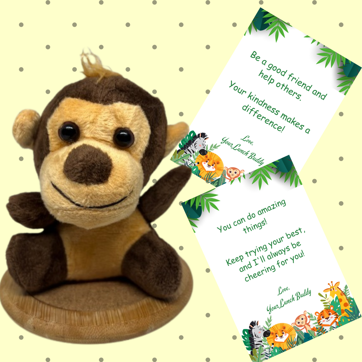Lunch Buddy with 10-Pack of Lunchbox Notes