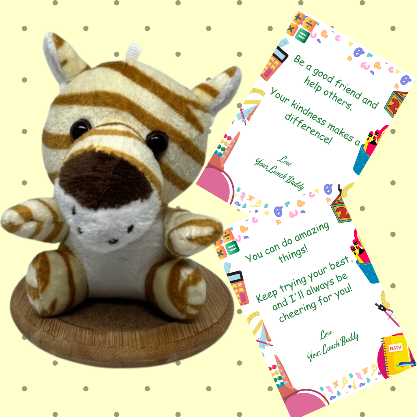 Lunch Buddy with 10-Pack of Lunchbox Notes