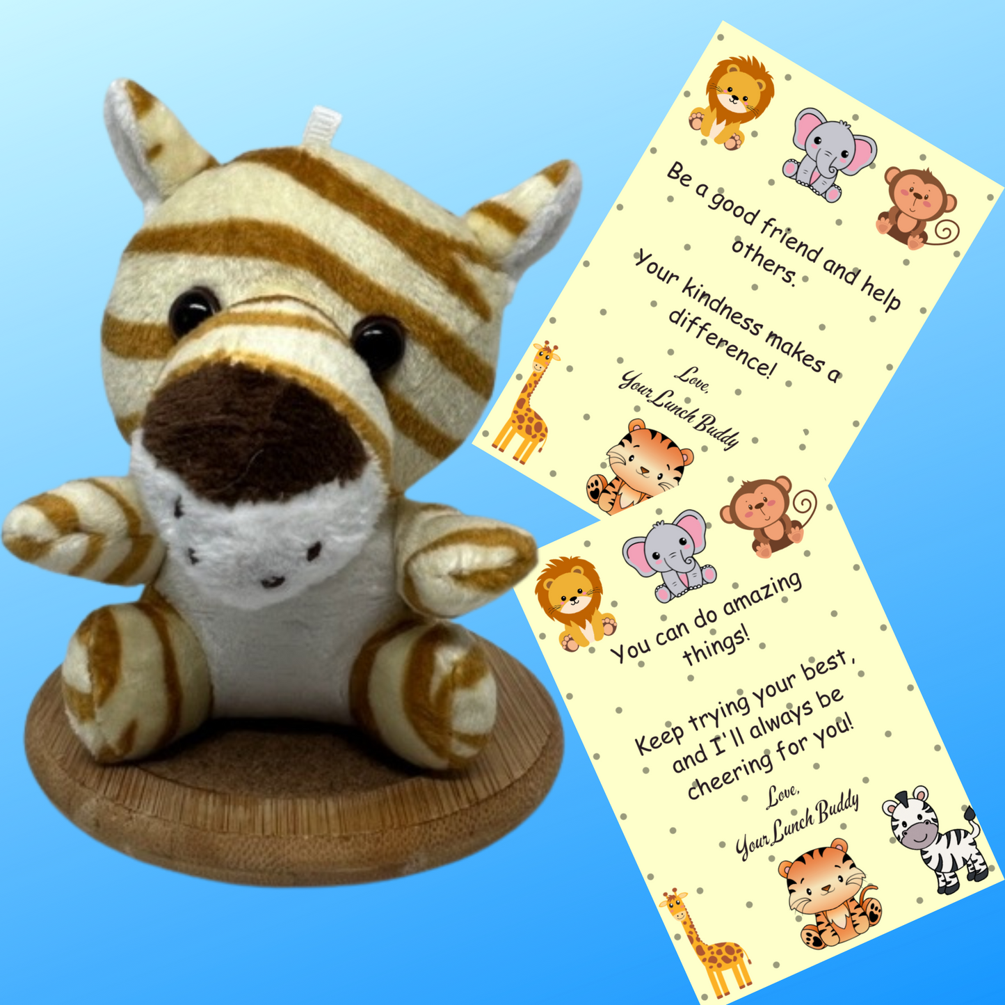 Lunch Buddy with 10-Pack of Lunchbox Notes