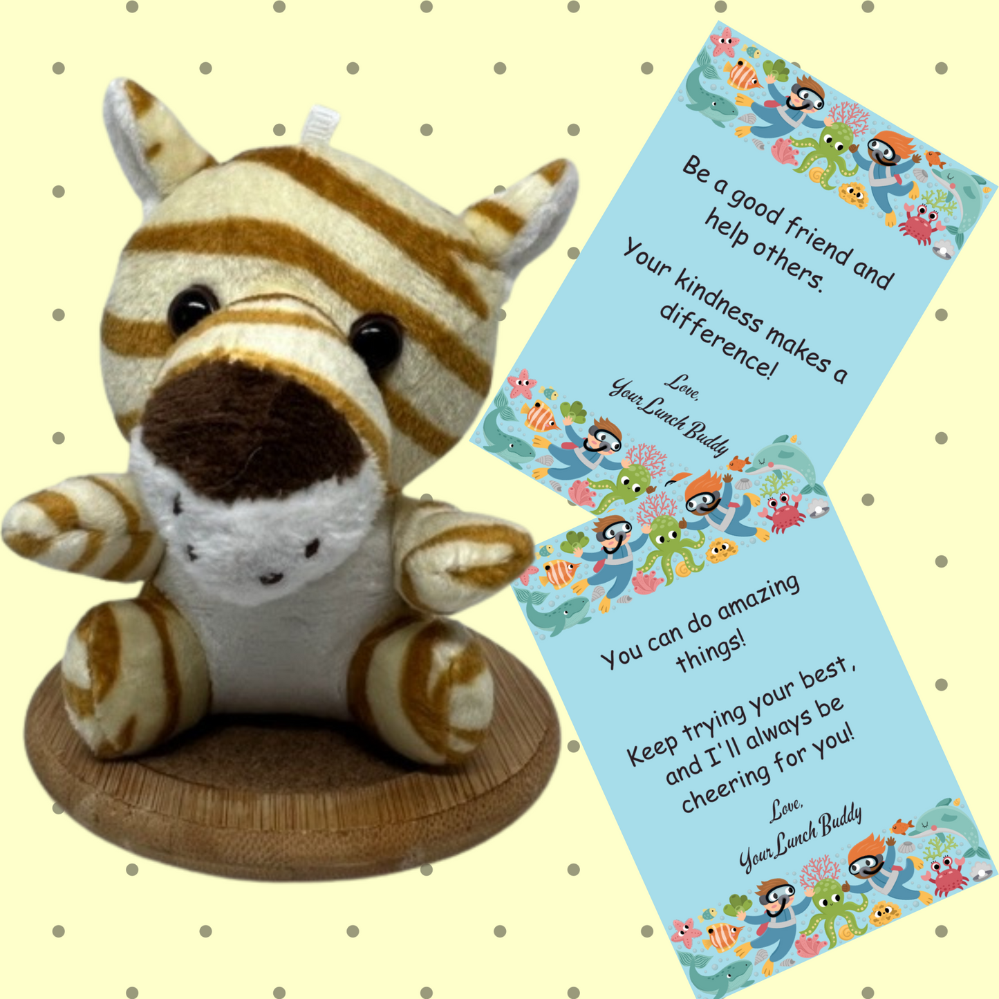 Lunch Buddy with 10-Pack of Lunchbox Notes