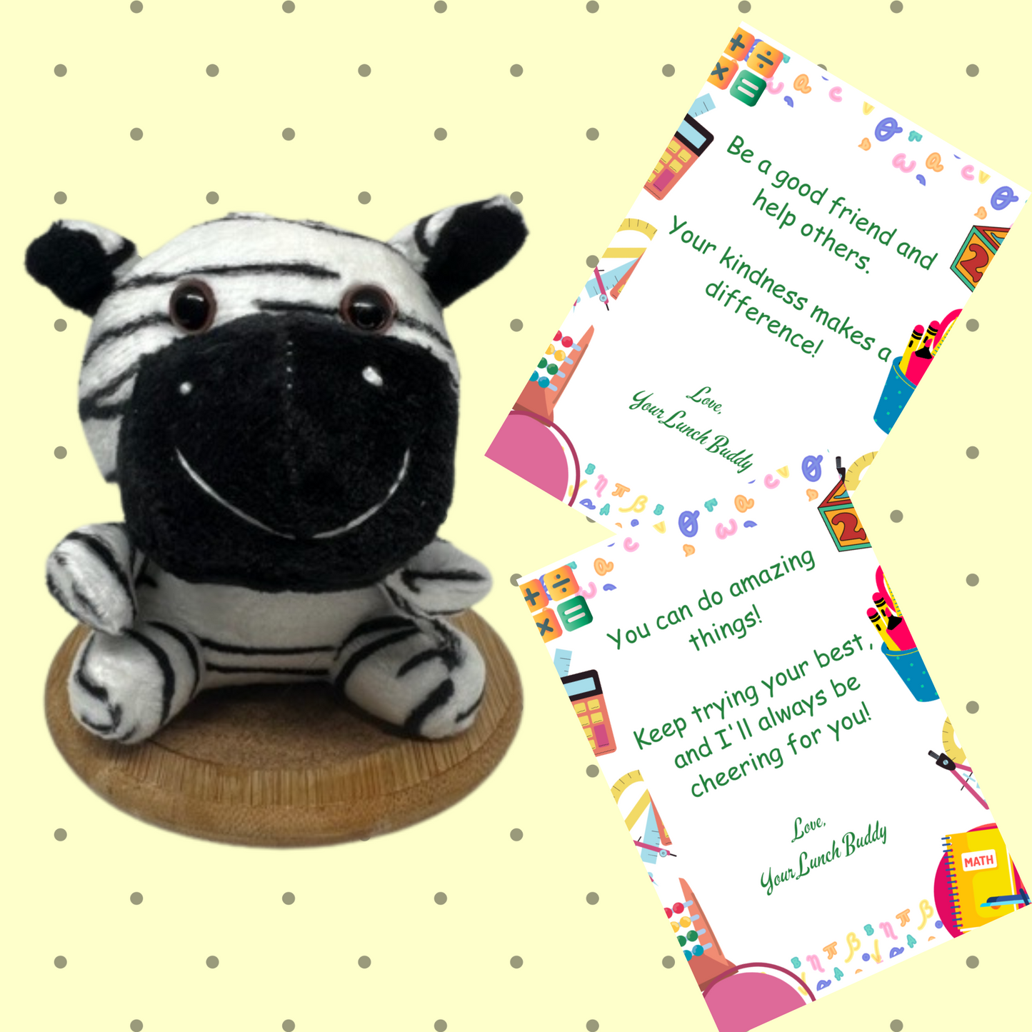 Lunch Buddy with 10-Pack of Lunchbox Notes